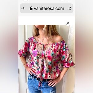 Vanita Rosa silk blouse excellent condition